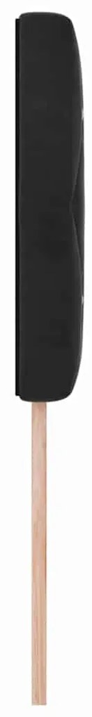 vidaXL LED κεφαλάρι με φώτα λωρίδας LED Μαύρο 90 cm Πολυεστέρας