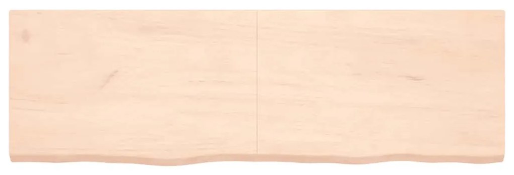vidaXL Ράφι Τοίχου 160x50x(2-4) εκ. από Ακατέργαστο Μασίφ Ξύλο Δρυός