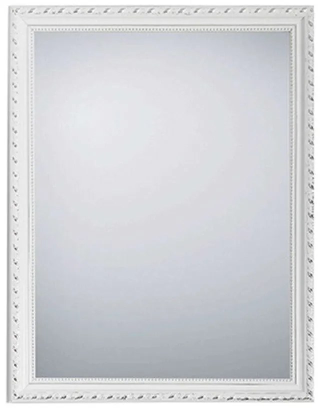 Καθρέπτης Τοίχου Loreley 1060101 34x45cm White Mirrors &amp; More Wood, Glass