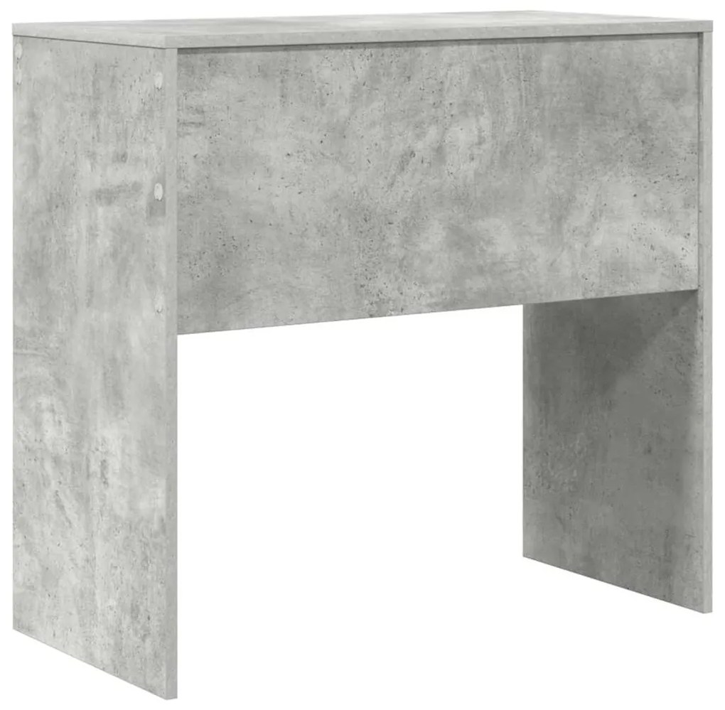 vidaXL Γραφείο Γκρι σκυροδέματος 80 x 40 x 76 εκ. Επεξεργασμένο ξύλο