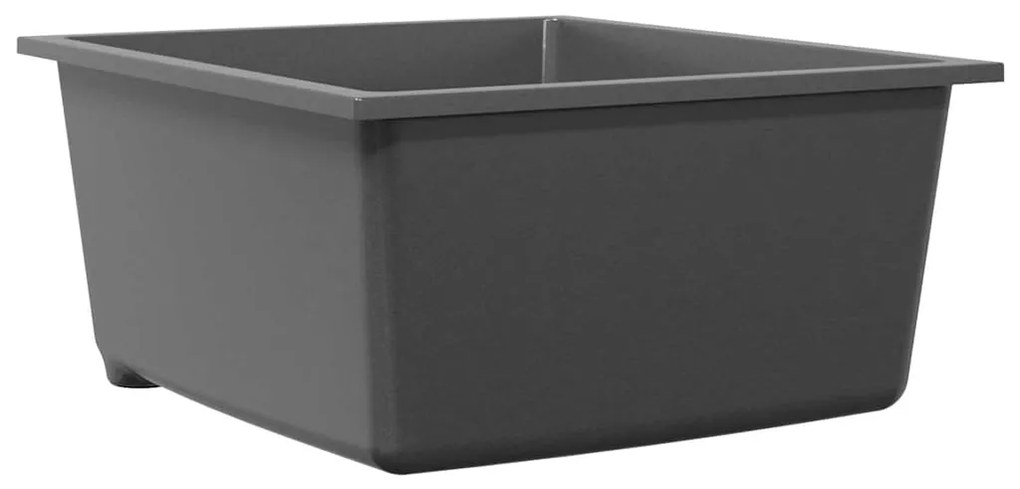 vidaXL Σιντρινο κουζίνας Γκρι 38 x 44 x 20 εκ. Γρανίτης