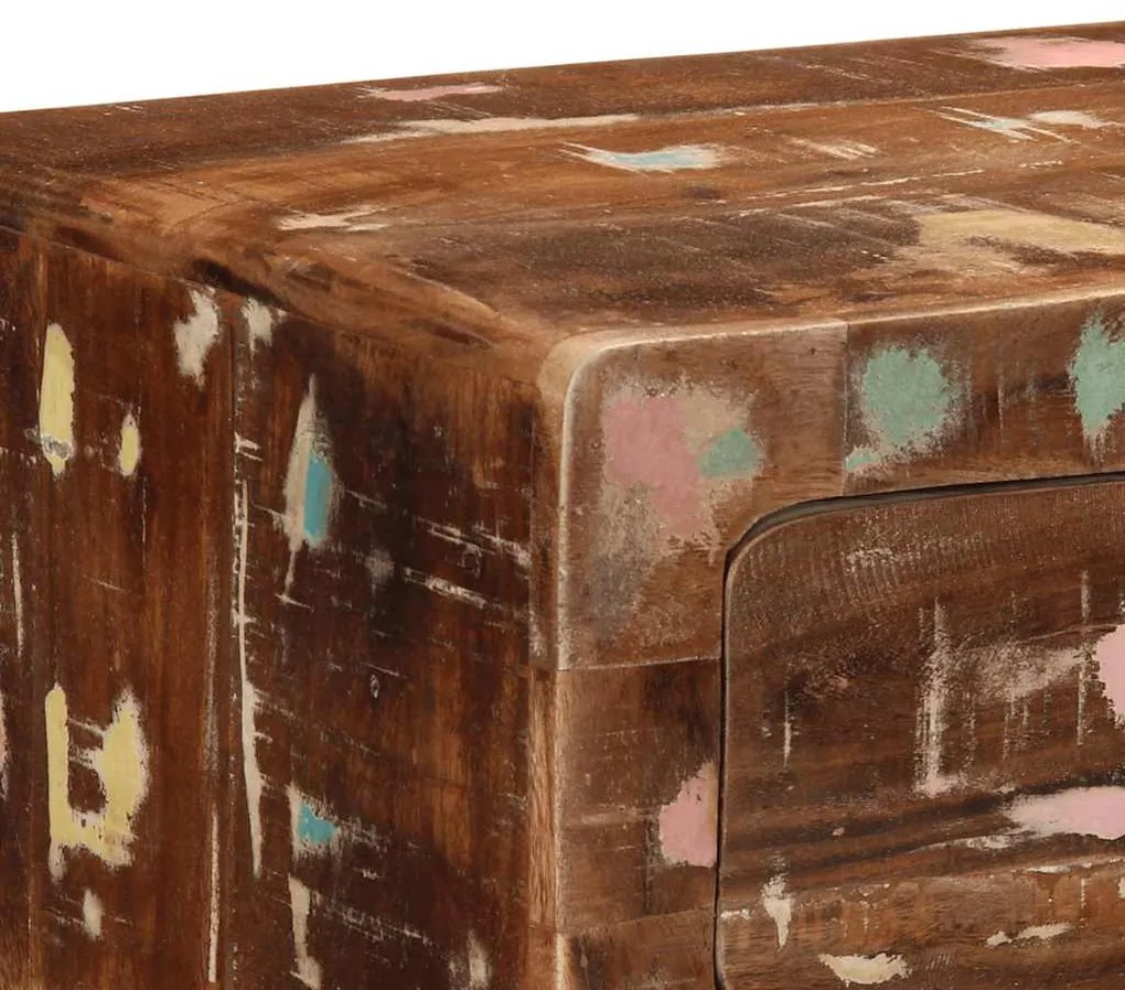 Τραπέζι Κονσόλα 90x32x75 εκ. από Μασίφ Ανακυκλωμένο Ξύλο - Καφέ