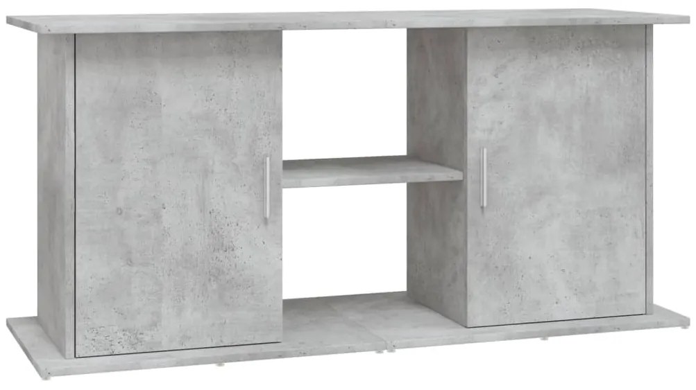 vidaXL Βάση Ενυδρείου Γκρι Σκυροδ. 121x41x58 εκ. Επεξεργασμένο Ξύλο