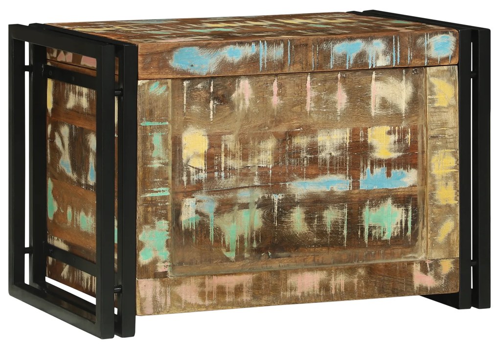 vidaXL Κουτί Αποθήκευσης 60 x 40 x 41 cm Από Στερεό Ανακυκλωμένο Ξύλο