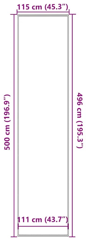 ΠΑΤΑΚΙ ΕΙΣΟΔΟΥ ΜΑΥΡΟ 115 X 500 ΕΚ. 4105567