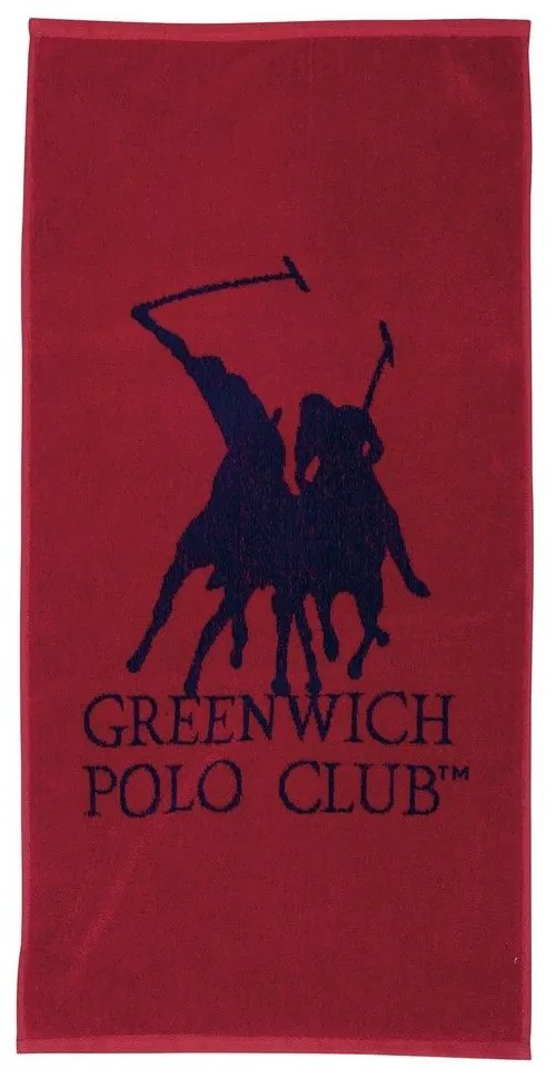Πετσέτα Γυμναστηρίου 3032 Red-Blue Greenwich Polo Club Γυμναστηρίου 45x90cm 100% Βαμβάκι