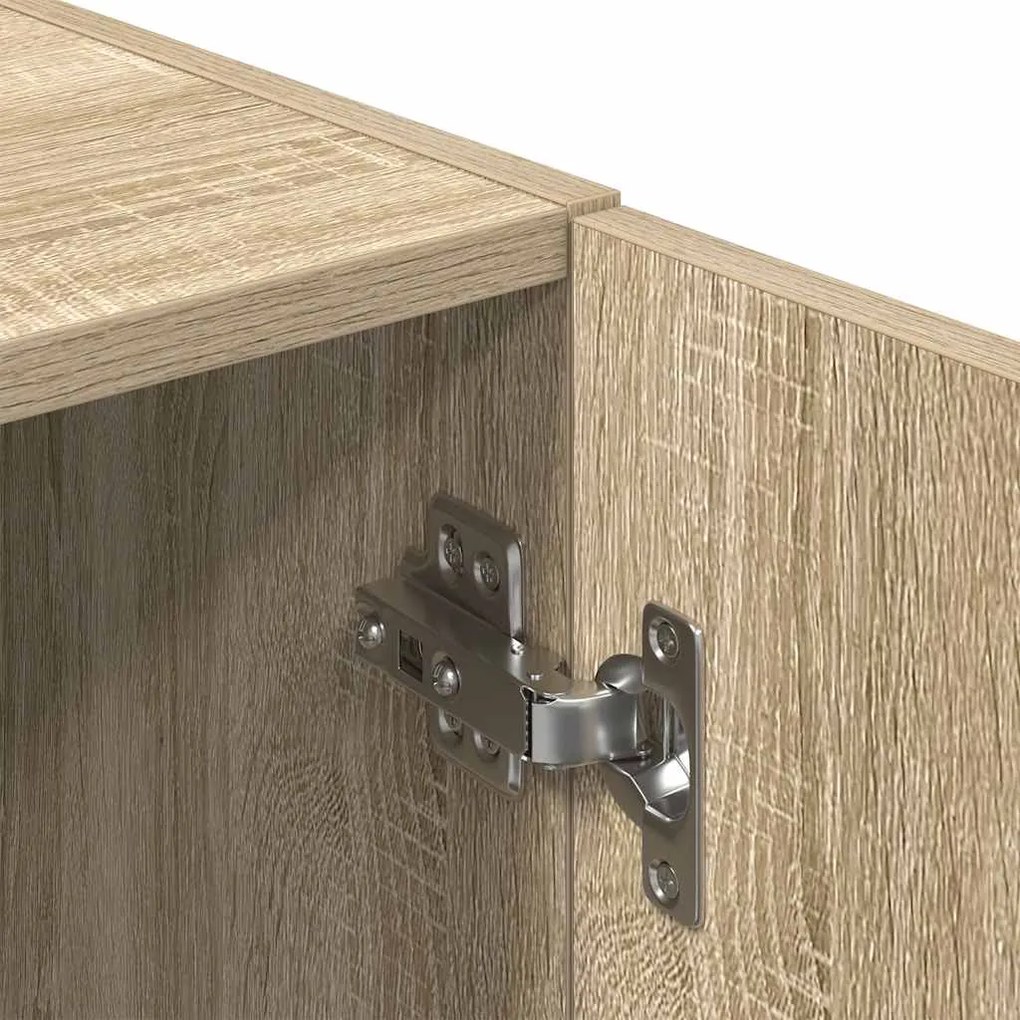 Στήλη Κουζίνας Sonoma Δρυς 38x41,5x131,5 εκ Επεξεργασμένο Ξύλο - Καφέ