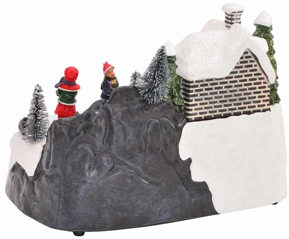 vidaXL Γιορτινός Τραπεζοκόμος Πολύχρωμο 16 x 11,5 x 13 εκ. Πλαστικό