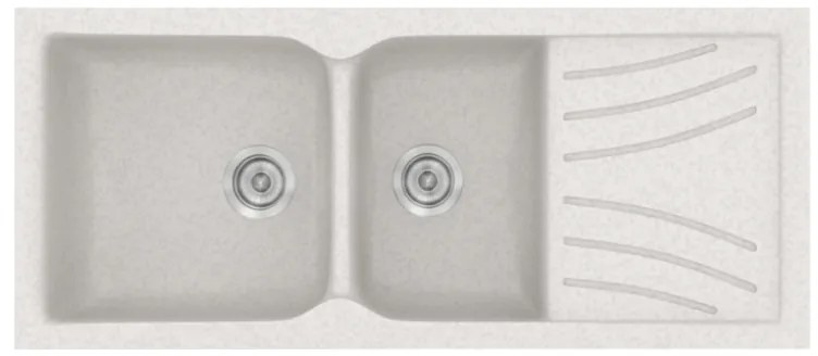 Sanitec Classic 323 Metallic Ice Νεροχύτης