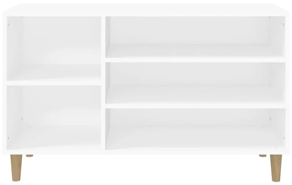 vidaXL Παπουτσοθήκη Λευκή 102x36x60 εκ. από Επεξεργασμένο Ξύλο