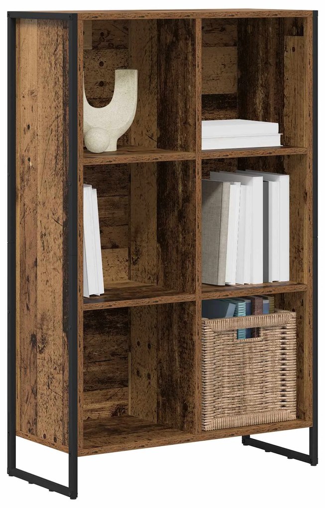 vidaXL Βιβλιοθήκη Παλιό Ξύλο 99.5 x 30 x 108.5 εκ Επεξεργασμένο ξύλο