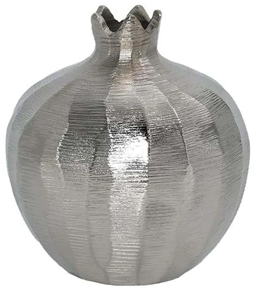 Διακοσμητικό Επιτραπέζιο Pomegranate 947-124-012 9x10cm Nickel Αλουμίνιο