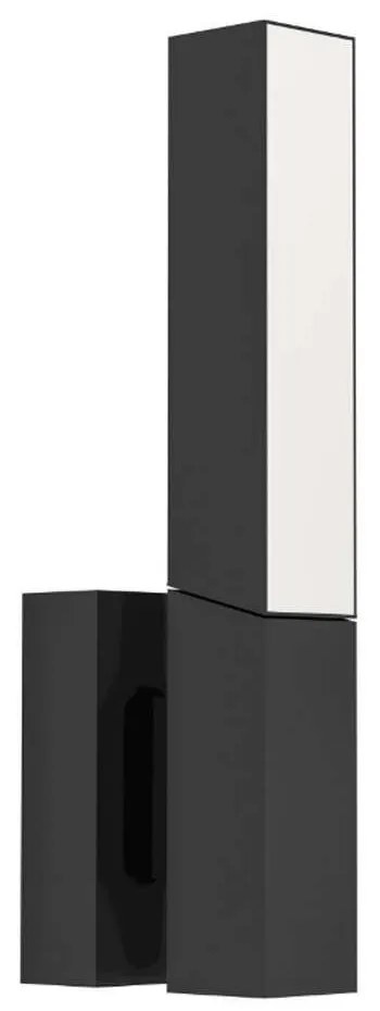 Φωτιστικό Τοίχου - Απλίκα Ugento 900709 6x9,5x31,5cm Led 3000K IP44 Black Eglo