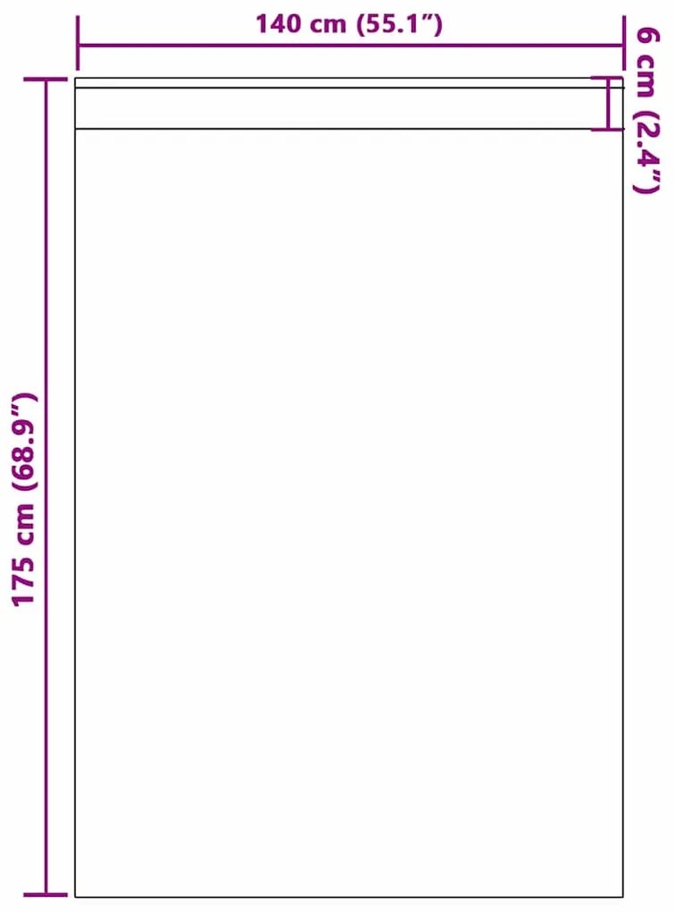 vidaXL Κουρτίνες Μαύρης Ύφανσης με Δαχτυλίδια 2 pcs Λευκό φωτεινό