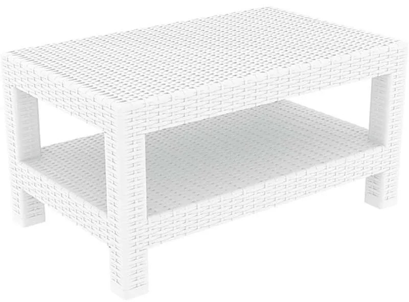 SIESTA MONACO WHITE ΤΡΑΠΕΖΙ 92Χ57Χ45εκ. ΠΟΛ/ΝΙΟΥ 92Χ57Χ45εκ.53.0163
