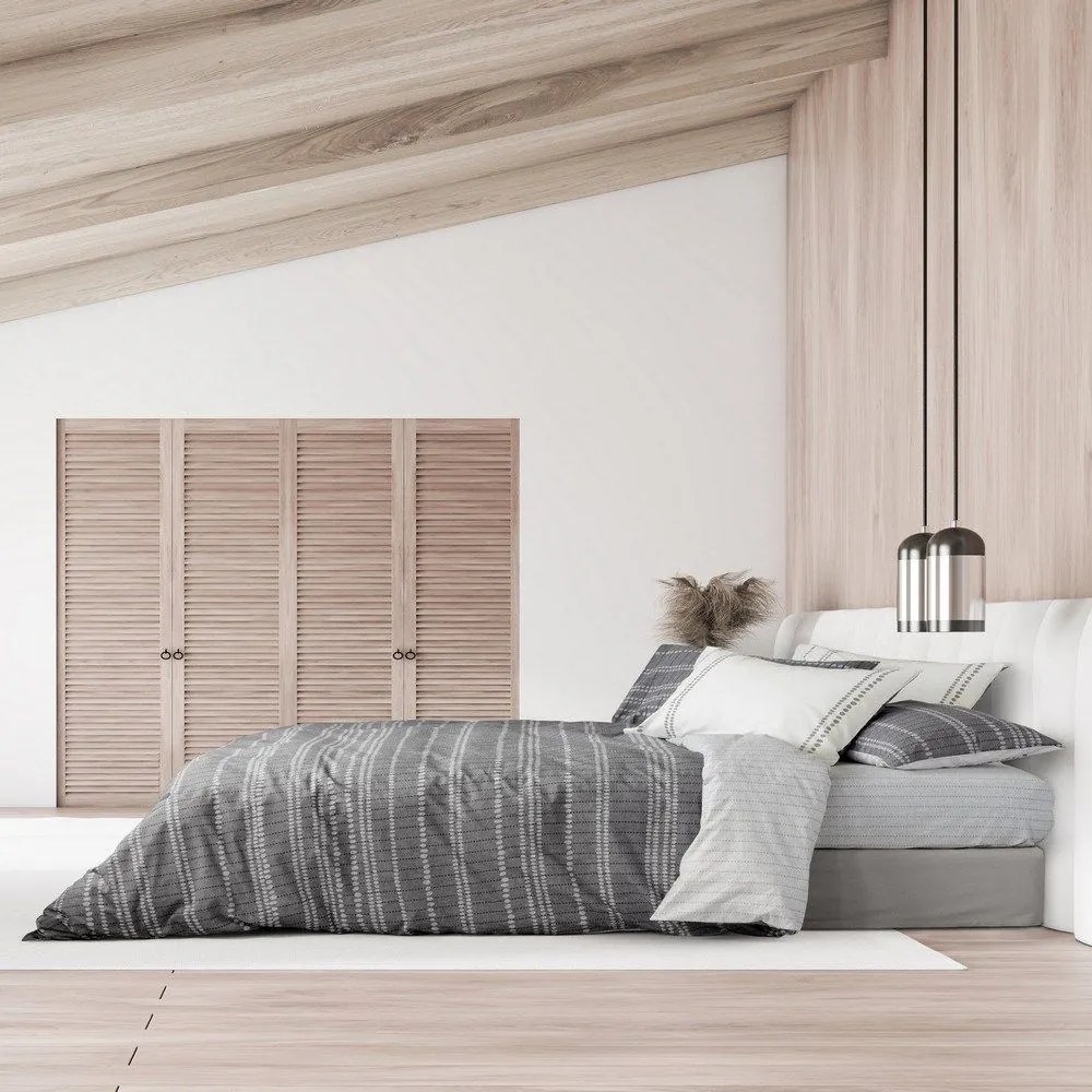 Πάπλωμα Bold Grey Nima Υπέρδιπλo 220x240cm 100% Cotton