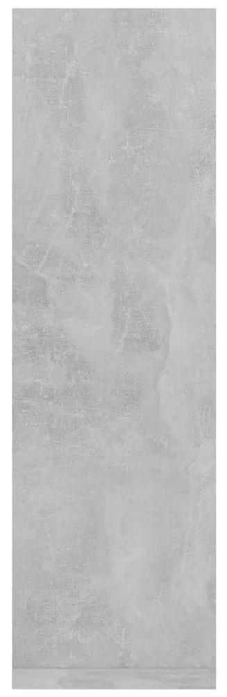 vidaXL Ραφιέρες Τοίχου 2 τεμ. Γκρι Σκυροδ. 50x15x50εκ. από Μοριοσανίδα