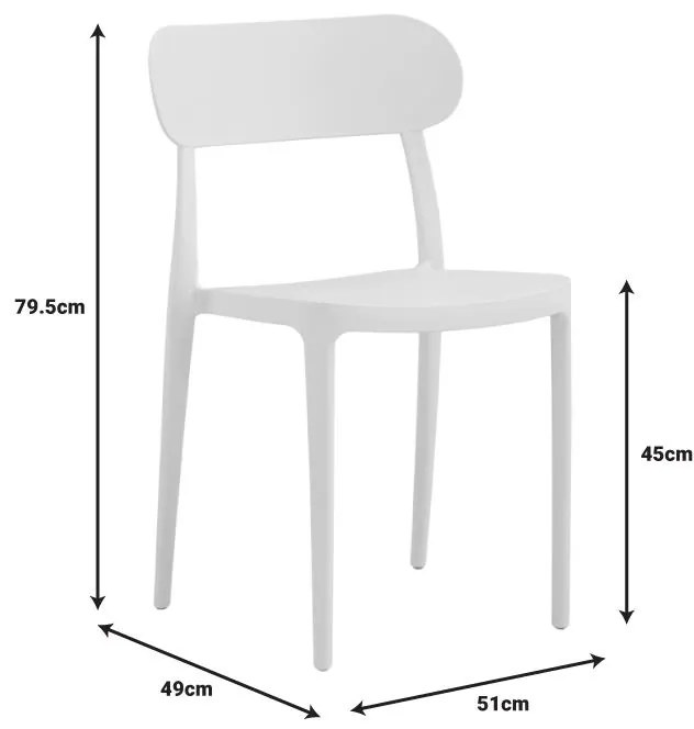 Καρέκλα Amvroan με UV protection cappuccino pp 51x49x79.5εκ 51x49x79.5 εκ.