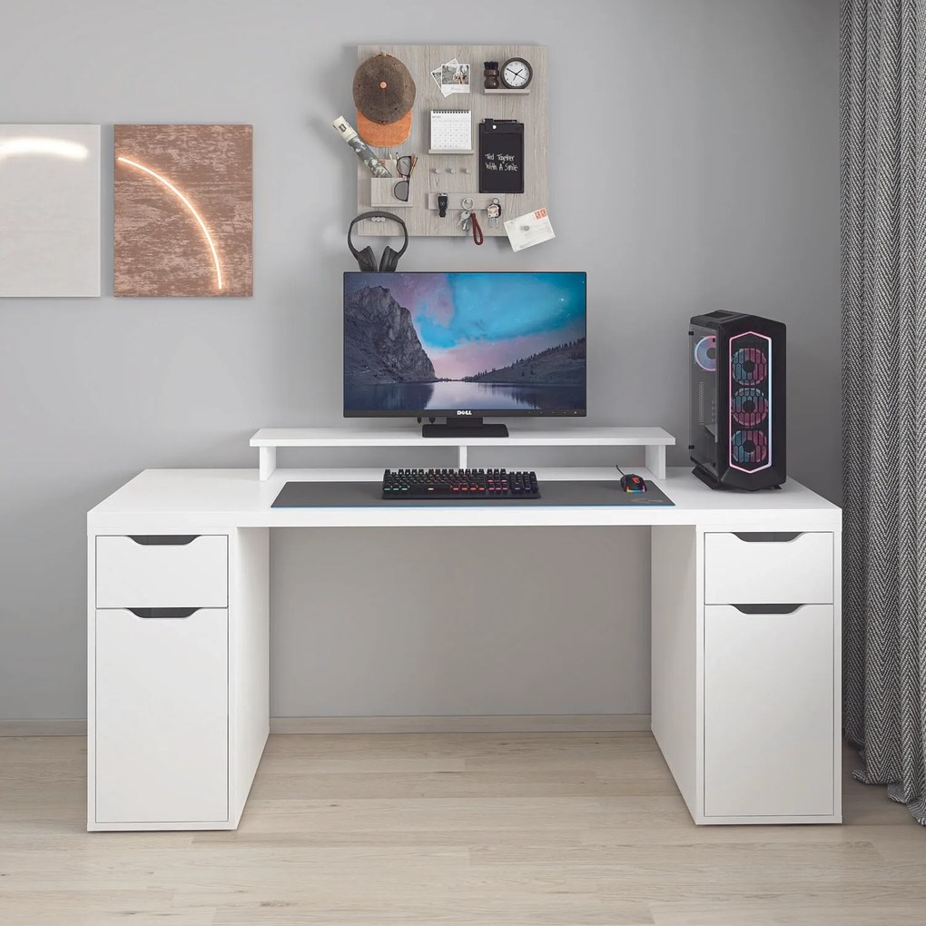 Γραφείο Λευκό BAAA 180x60x75