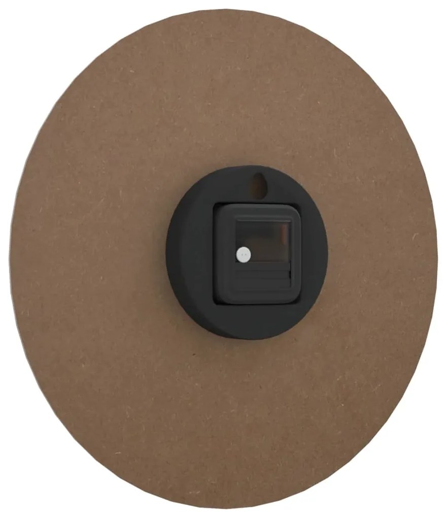 vidaXL Ρολόι Επιτοίχιο με Φωτεινούς Αριθμούς/Δείκτες Κίτρινο Ø30 εκ.