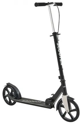 VEVOR Kick Scooter for Kids Ages 8+, Teens &amp; Adults, 2-Wheel Toddler Scooter with Adjustable Height Handlebar, Wide Anti-Slip Deck, Foldable Lightweight for Boys &amp; Girls up to 99.8 kg, Black + Silver