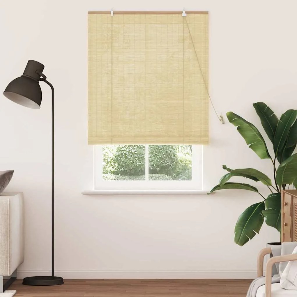 vidaXL Ρολά και Σκίες Παραθύρων Φυσικό 100 x 220 cm Μπαμπού