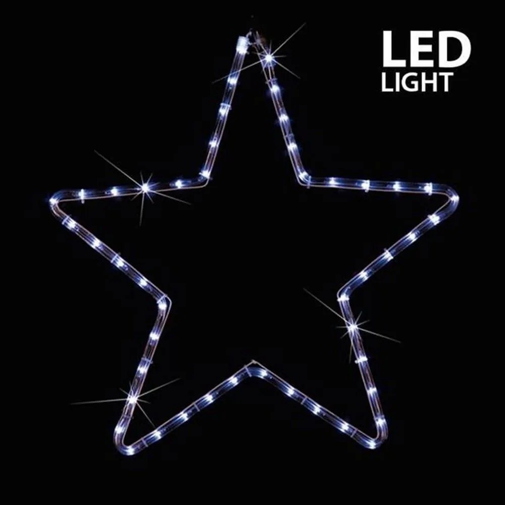 Φωτοσωλήνας Αστέρι Led 600-20100 56x56cm 8000-12000K IP44 Clear