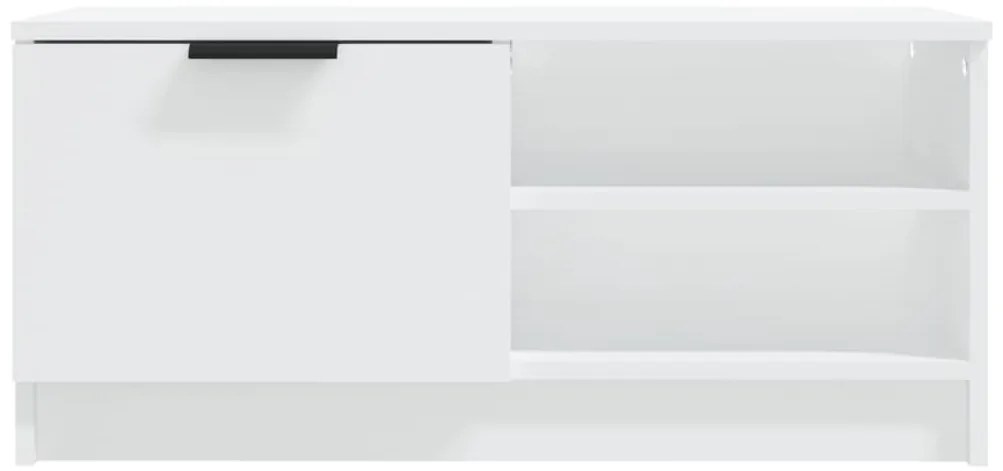 vidaXL Έπιπλο Τηλεόρασης Λευκό 80x35x36,5 εκ. Επεξεργασμένο Ξύλο