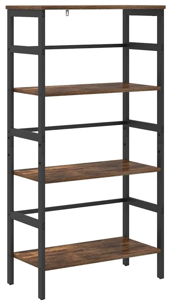 vidaXL Ράφι Βιβλίων Καπνιστό Δρύς 60 x 29,5 x 115 εκ