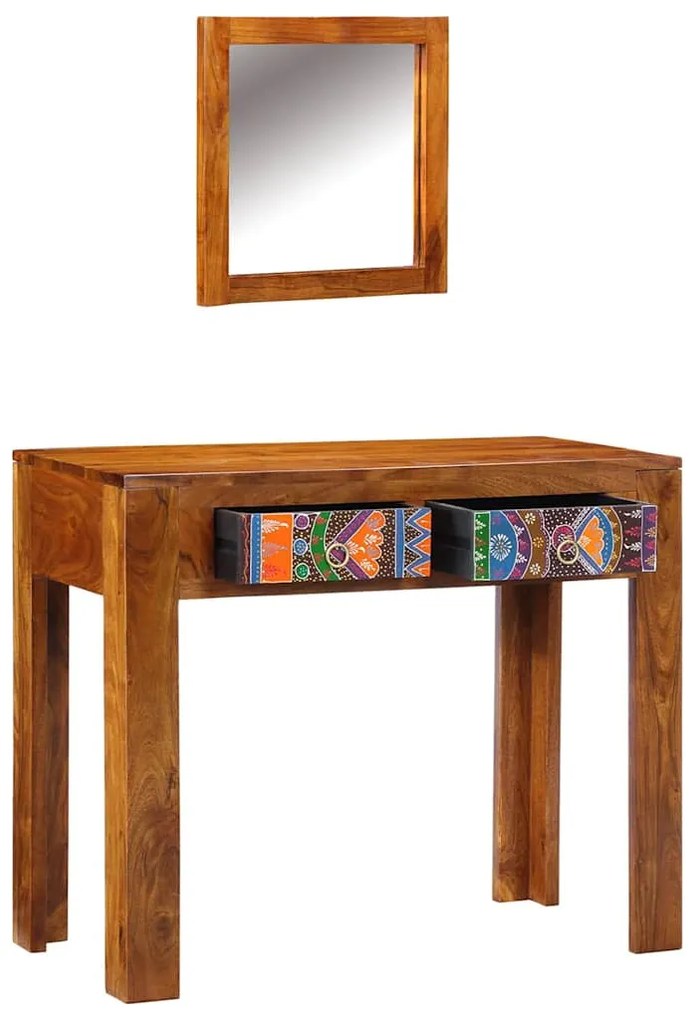 vidaXL Τραπέζι περιποίησης Καφέ 90 x 45 x 75 cm Μασίφ ξύλο ακακίας
