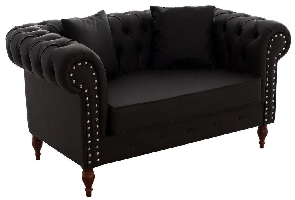 ΚΑΝΑΠΕΣ 2ΘΕΣΙΟΣ Τ. CHESTERFIELD CIELLE ΣΕ ΧΡΩΜΑ ΚΑΦΕ HM3184.03 152x85x80 εκ. - HM3184.03