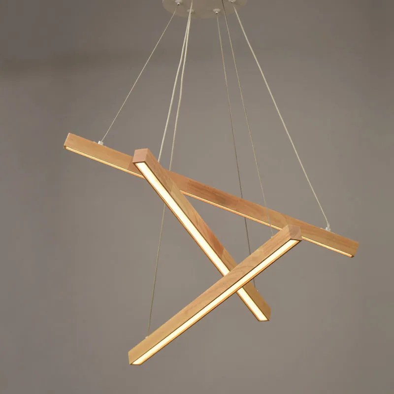 Φωτιστικό Οροφής Τρίφωτο LED Aca Canela TNK299LED27P Wood