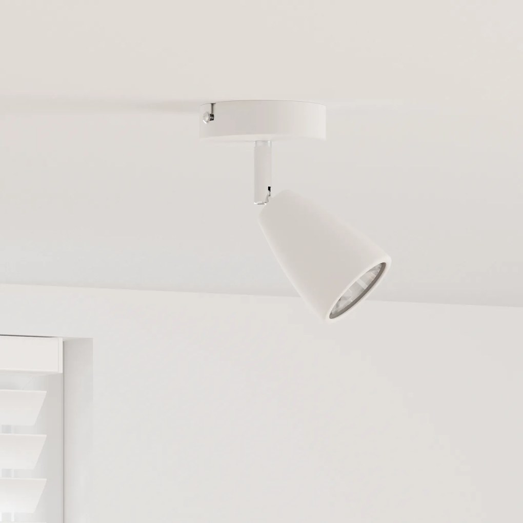vidaXL Φωτιστικό οροφής 1 Way Adjustable White GU10
