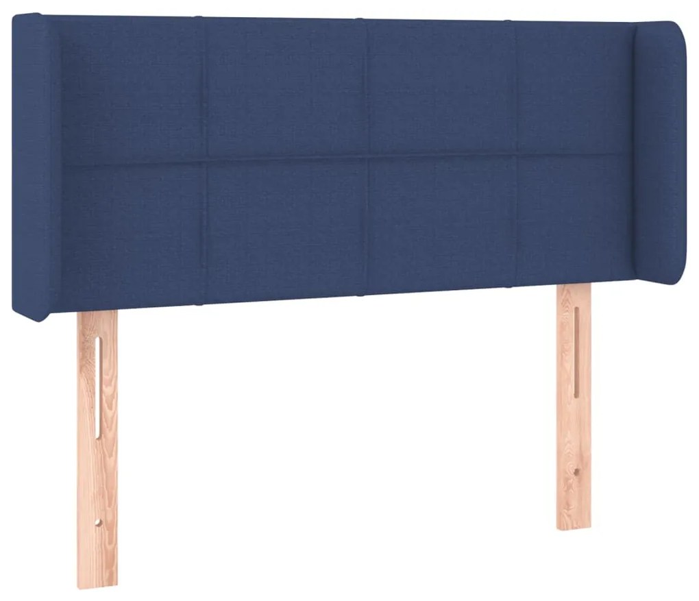 vidaXL Κεφαλάρι με Πτερύγια Μπλε 93x16x78/88 εκ. Υφασμάτινο