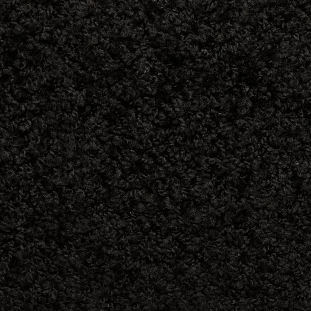 Πατάκια Σκάλας Μοκέτα 15 τεμ. Μαύρα 65x21x4 εκ. - Μαύρο
