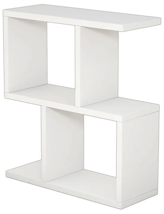 120-000036 Βοηθητικό τραπέζι σαλονιού Zet pakoworld χρώμα λευκό 45x17x51εκ CLIPBOARD WITH MELAMINE 18mm. WHITE, 1 Τεμάχιο