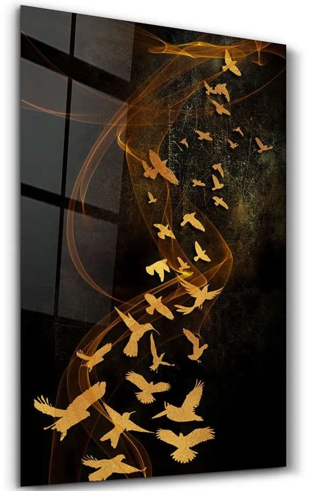 Πίνακας Γυάλινος 672BRS1375 46x72cm Multi Wallity Vertical Γυαλί