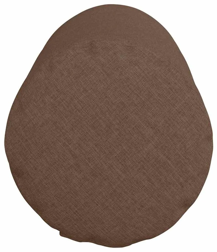 vidaXL Μαξιλάρια Στήριγμα 2 pcs Καφέ Ø 25 x 70 cm ύφασμα