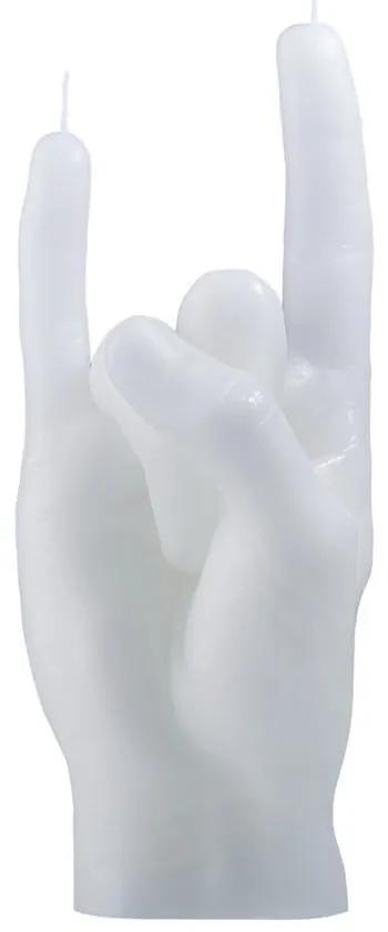 Κερί Χειρονομίας You Rock 310gr 20x8x7,5cm White Candle Hand Παραφίνη
