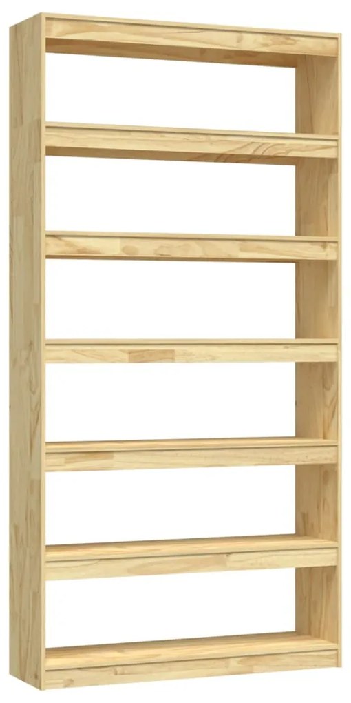 Βιβλιοθήκη/Διαχωριστικό Χώρου 40x30x199 εκ. Μασίφ Ξύλο Πεύκου 808228