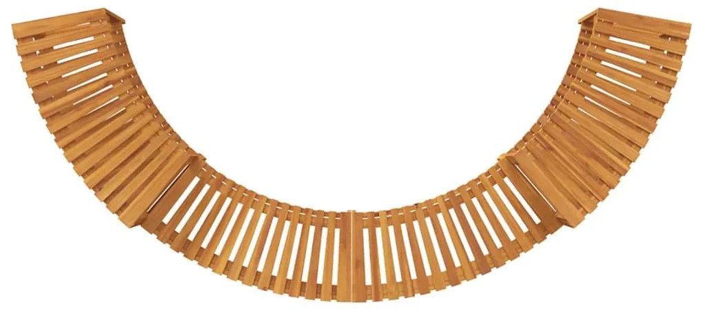 vidaXL Περίβλημα Ζεστής Μπανιέρας Ημι-Στρογγυλό 252 x 112 x 55,5 εκ.