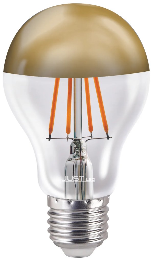 JUSTLed-LED Filament Ε27 A60 8W 3000K Θερμό Golden (B276008201) - B276008201
