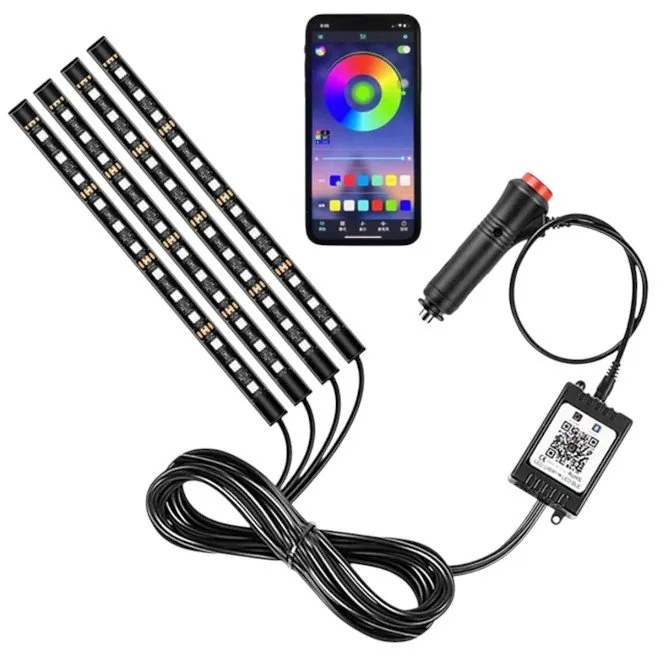 Σετ φωτισμού καμπίνας αυτοκινήτου LED - R-D19101-P12