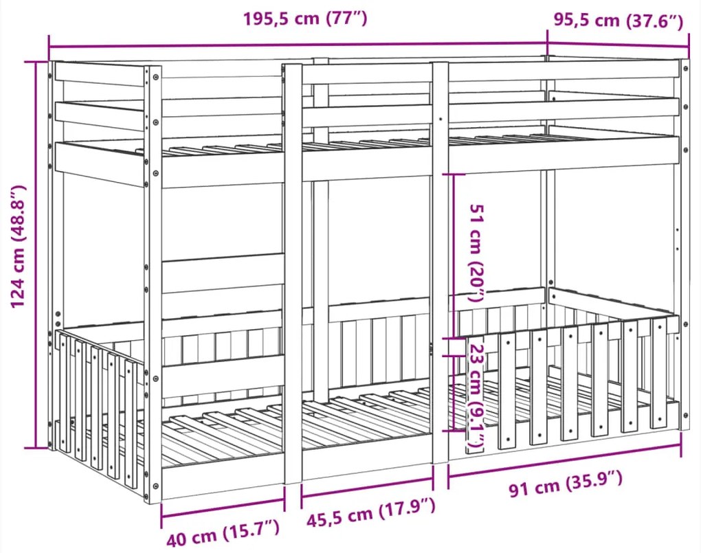 ΚΟΥΚΕΤΑ 90X190 ΕΚ. ΑΠΟ ΜΑΣΙΦ ΞΥΛΟ ΠΕΥΚΟΥ 3308592