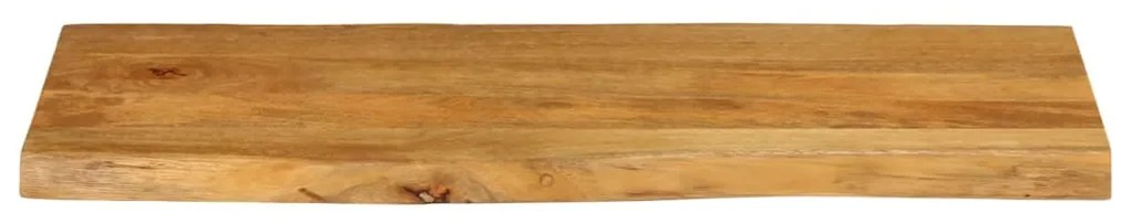 vidaXL Επιφάνεια Τραπεζιού 90x40x3,8 εκ. Live Edge Μασίφ Ξύλο Μάνγκο