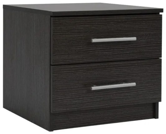 ΚΟΜΟΔΙΝΟ ΜΕΛΑΜΙΝΗΣ CHELSEA HM2220.01 ZEBRANO 48X40,5X41,5 εκ.