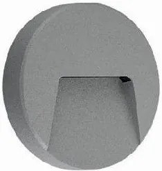 Απλίκα τοίχου LED Sibin-Γκρι-Διάμετρος: 13.5 εκ.