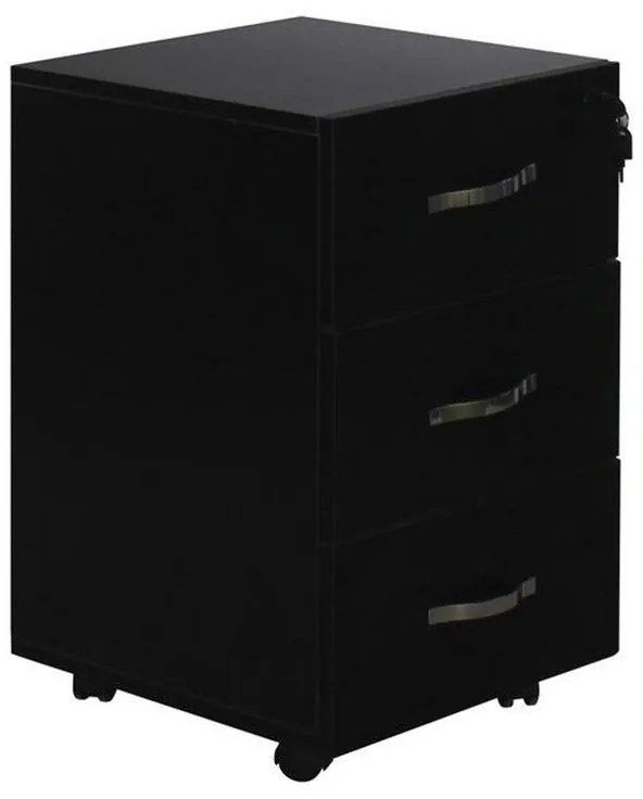 Συρταριέρα Γραφείου Unit ΕΟ438,2 38x42x63cm Black