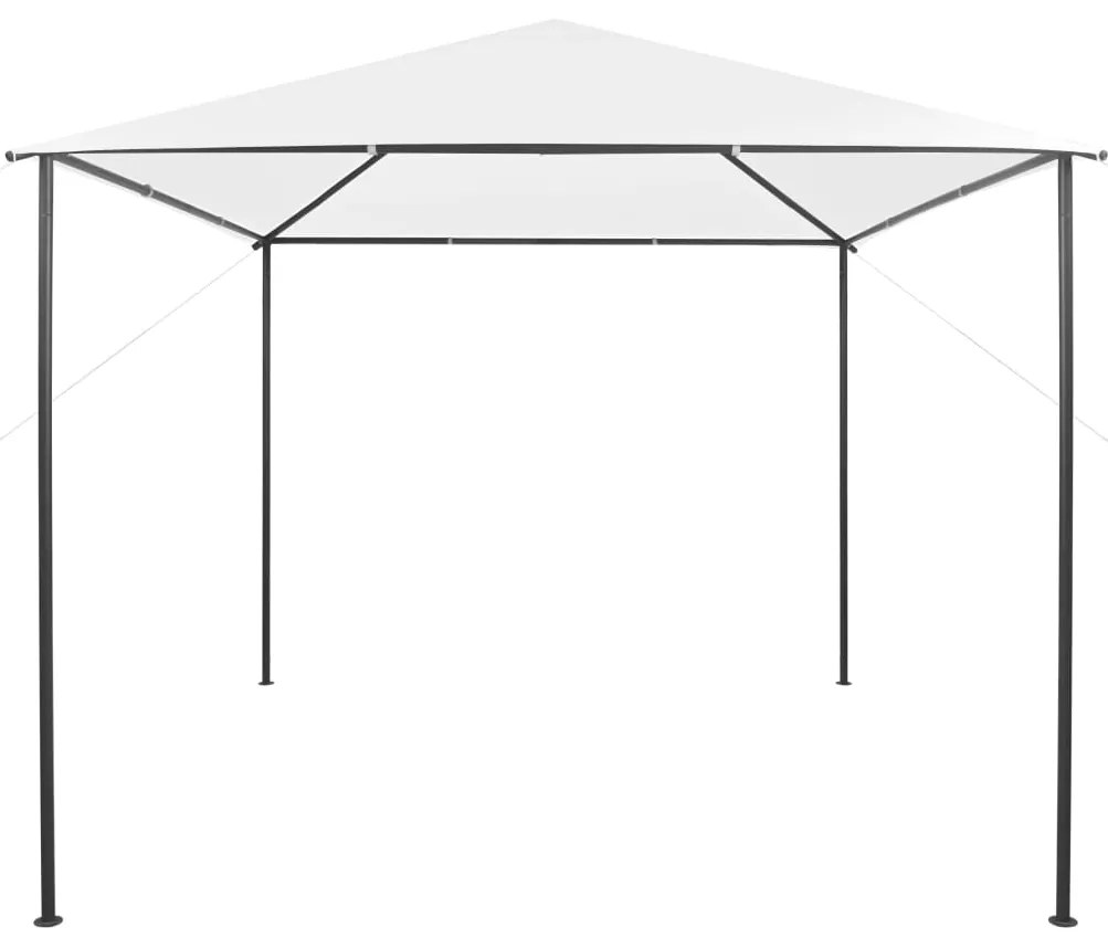 vidaXL Κιόσκι Λευκό 3 x 3 x 2,9 μ. 180 γρ./μ²