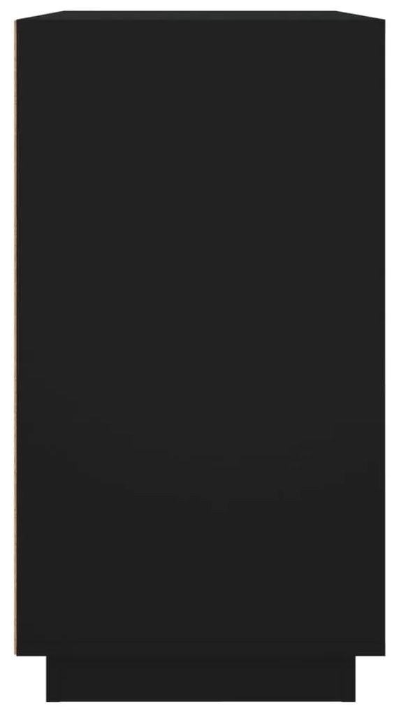 vidaXL Ντουλάπι Μαύρο 80 x 34 x 75 εκ. από Επεξεργασμένο Ξύλο